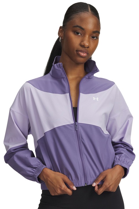 Under Armour, Jacheta cu maneci cazute pentru fitness, Lila/Ametist