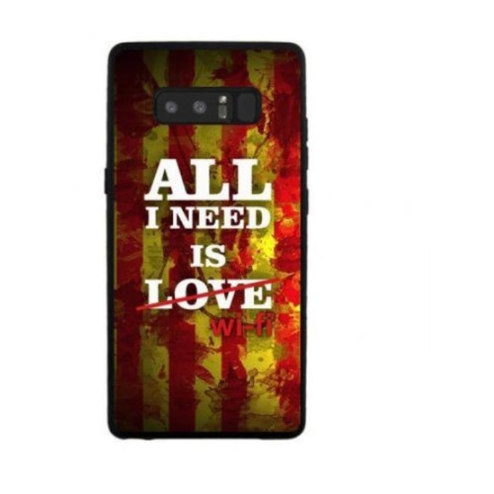 Husa Compatibila Samsung S7 Edge Multicolor Mesaj Love