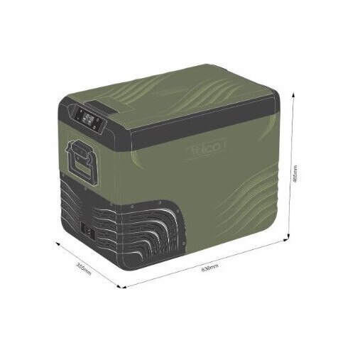 Frigider portabil Yolco KX40, 34L, dinamic, verde