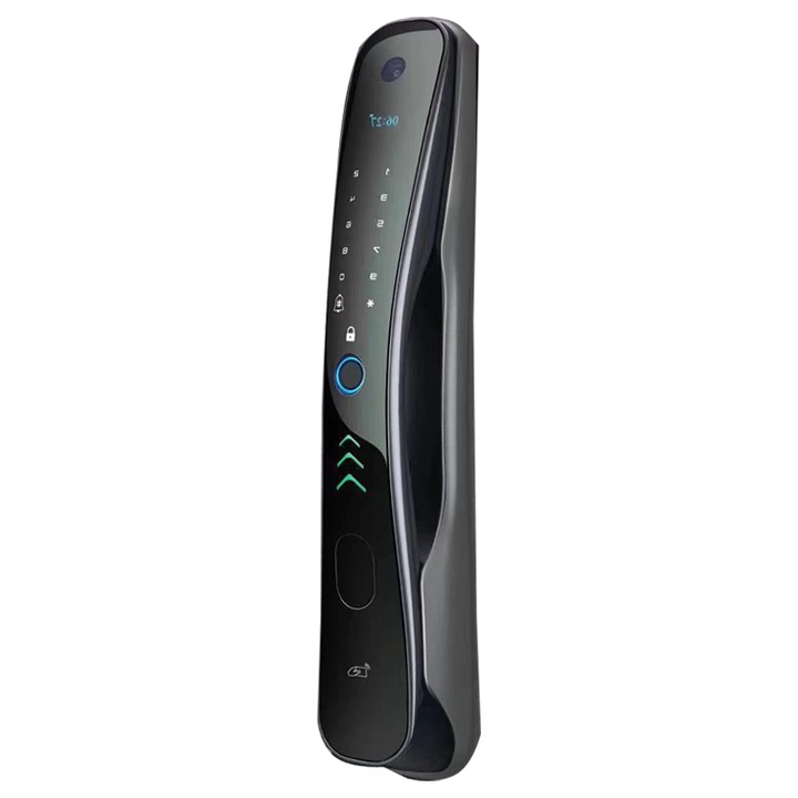 Incuietoare digitala automata Make it SMART MiS07, Wi-Fi, negru, Interax 85 mm