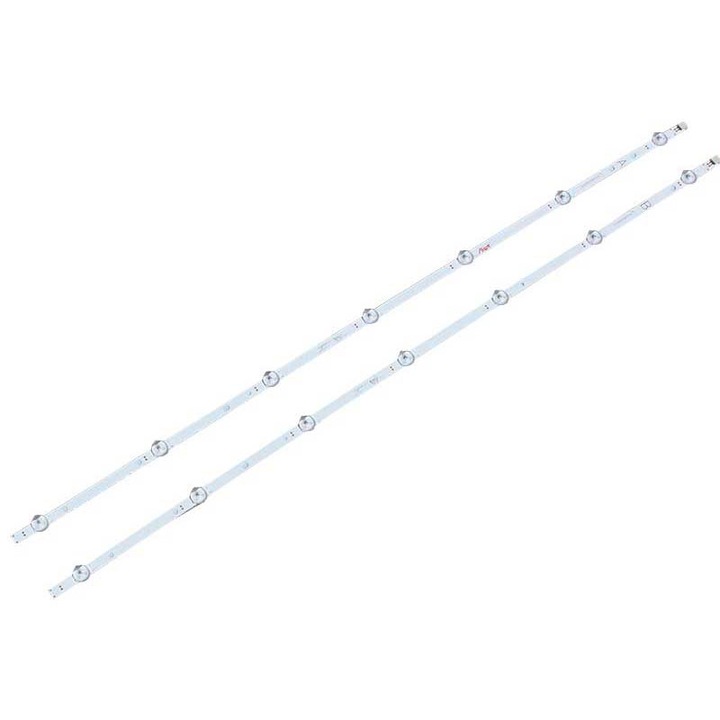 Bareta LED Vestel set 2buc 7led 15000K 820x10mm