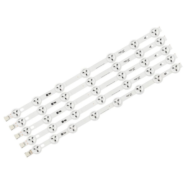 Bareta LED 40 inch set 5 buc, 4x7led+1x8led, 356mm