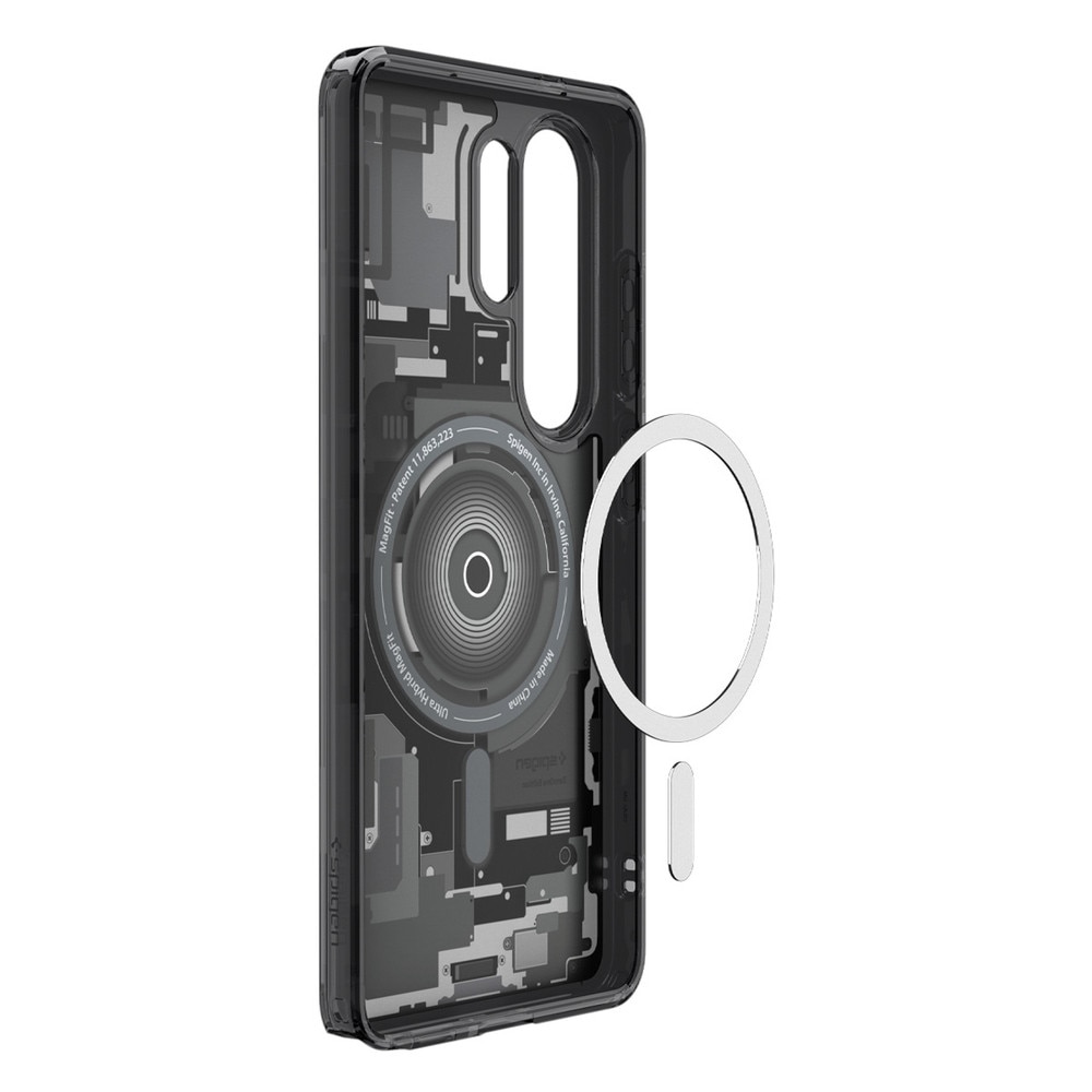 Carcasa Spigen Ultra Hybrid Mag cu MagSafe compatibila cu Samsung Galaxy S26 Ultra, Zero One Black