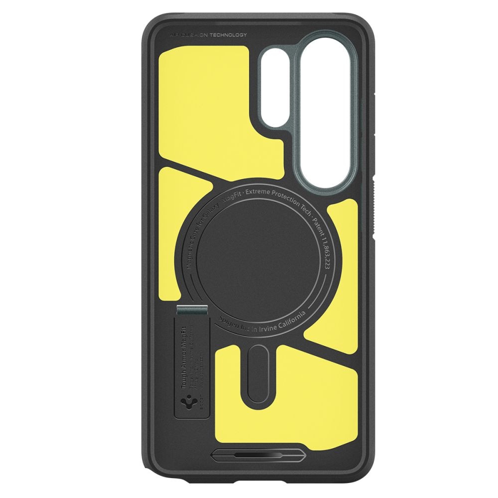 Carcasa Spigen Tough Armor MagSafe, hibrid PC+TPU, verde abisal, pentru Samsung Galaxy S26 Ultra