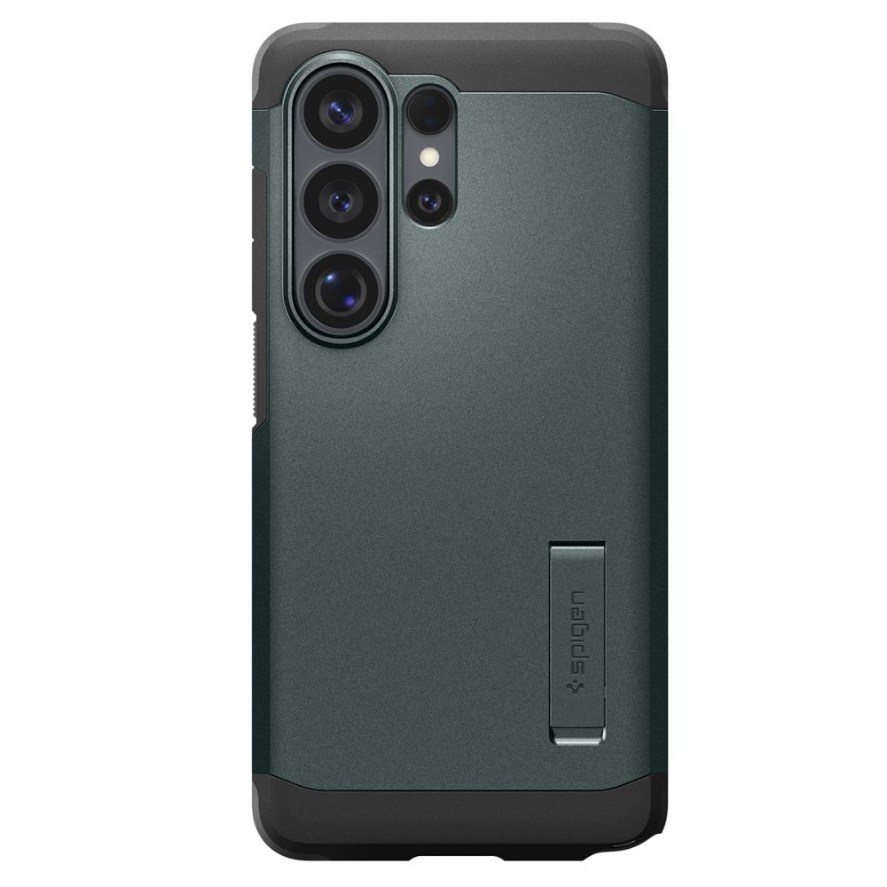 Carcasa Spigen Tough Armor MagSafe, hibrid PC+TPU, verde abisal, pentru Samsung Galaxy S26 Ultra