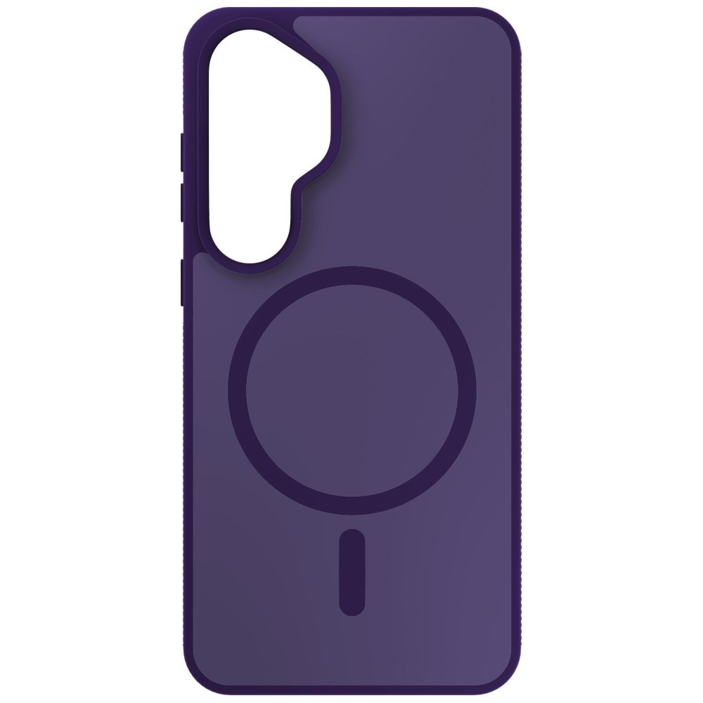 Carcasa 3MK Smoke MagCase, Violet fumuriu, TPU + Policarbonat, cu suport, compatibilă cu Samsung Galaxy S26
