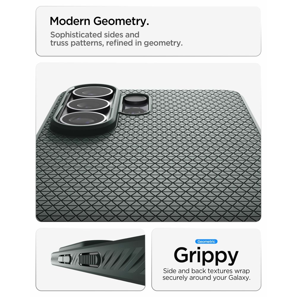 Carcasa Spigen Liquid Air Mag cu MagSafe compatibila cu Samsung Galaxy S26 Ultra, Abyss Green