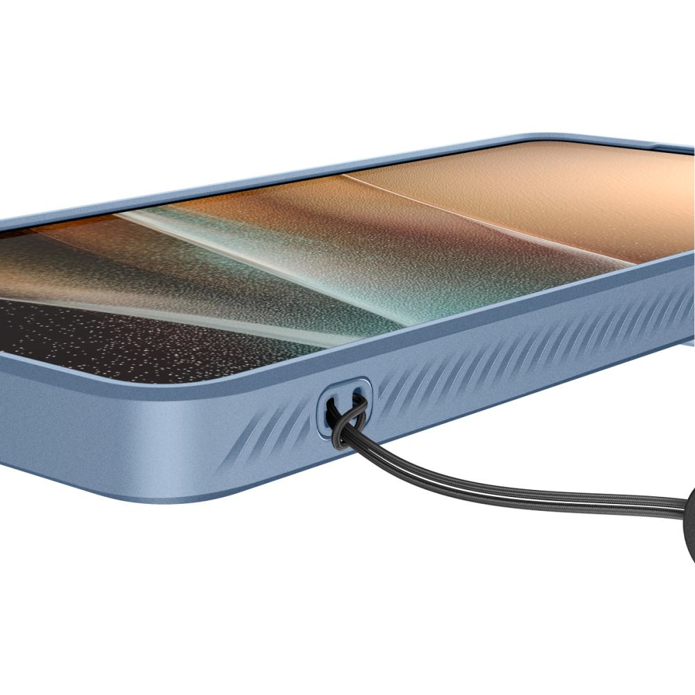 Carcasa Spigen Optik Armor, hibrida, albastru deschis, pentru Samsung Galaxy S26 Ultra