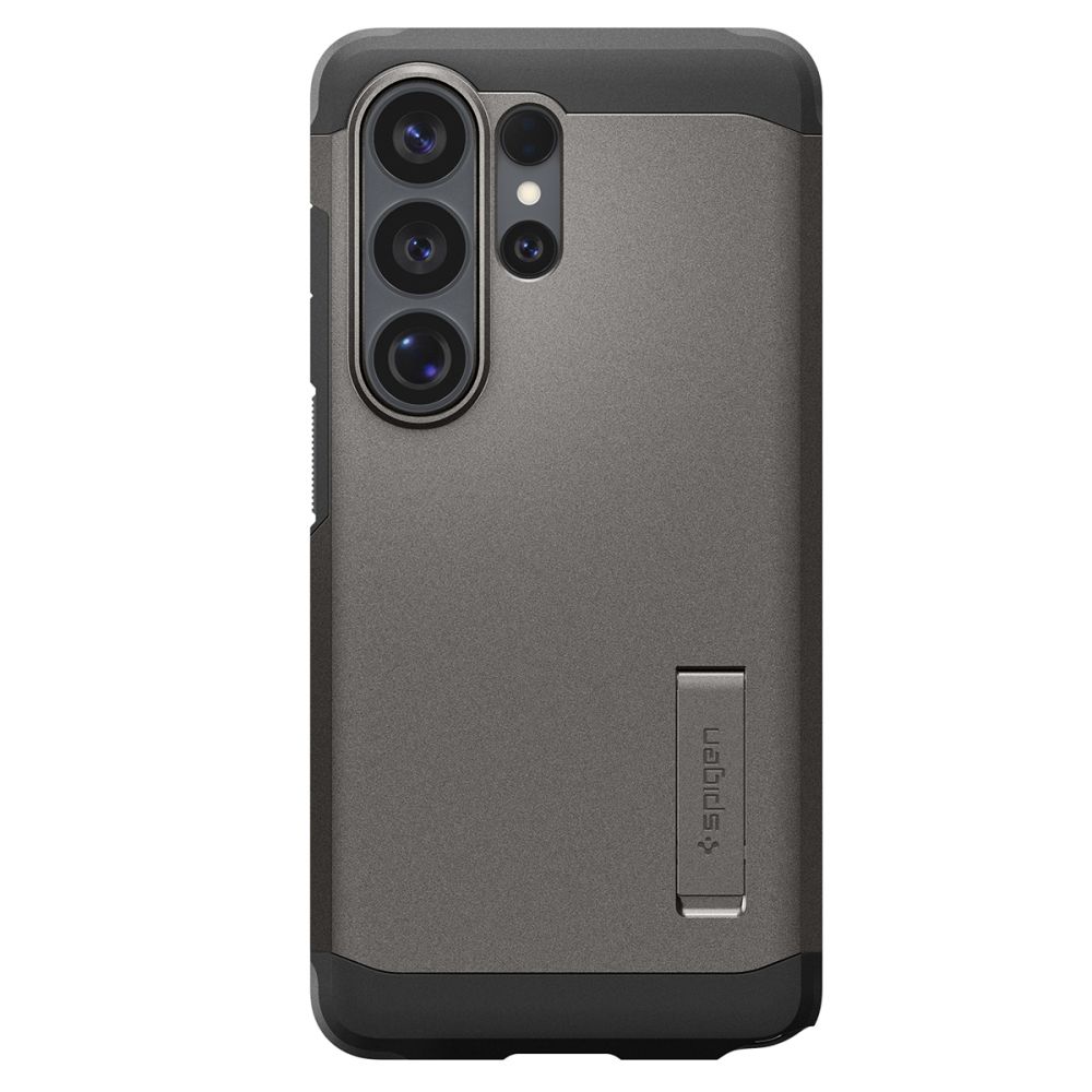 Carcasa Spigen Tough Armor Mag, Gunmetal, hibrid PC + TPU, protecție militară, pentru Samsung Galaxy S26 Ultra