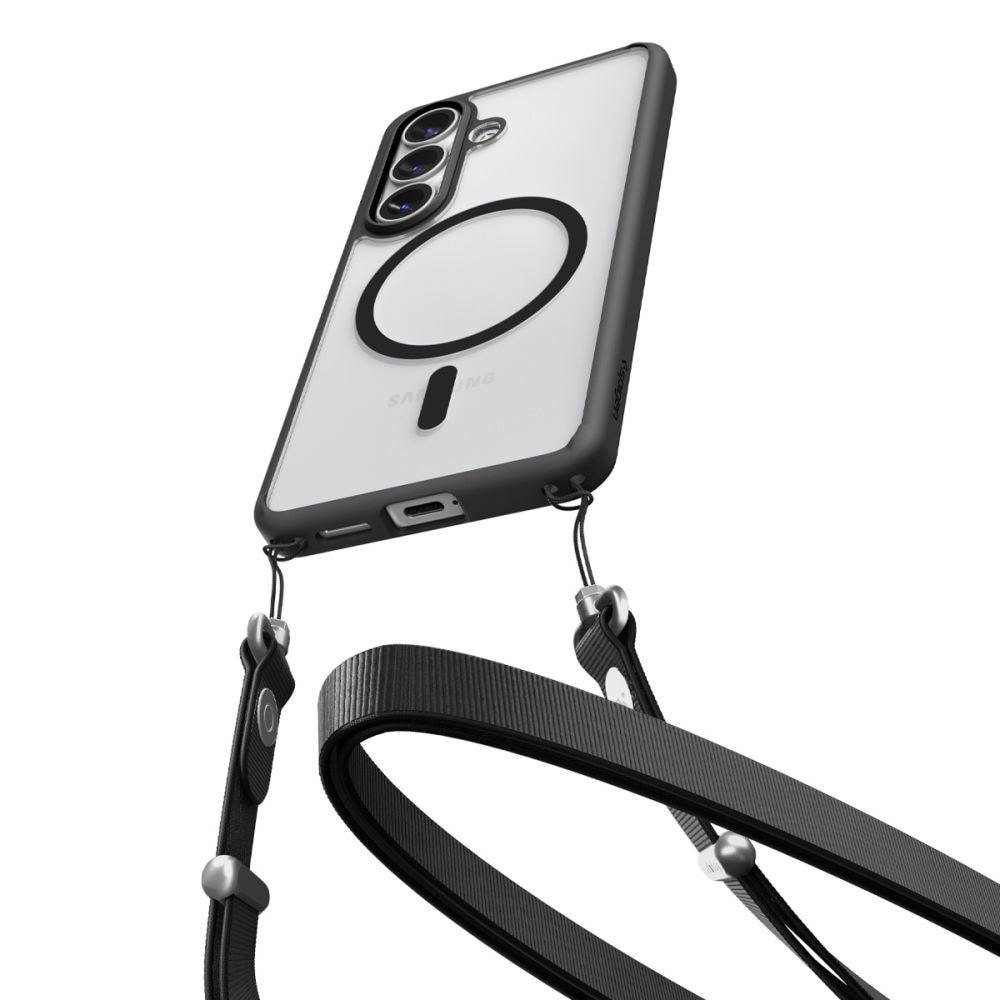 Carcasa Spigen Ultra Hybrid MagSafe, Transparent/Negru, Samsung Galaxy S26