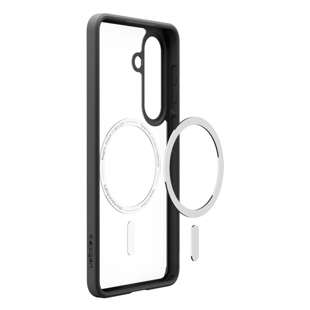 Carcasa Spigen Ultra Hybrid MagSafe, Transparent/Negru, Samsung Galaxy S26