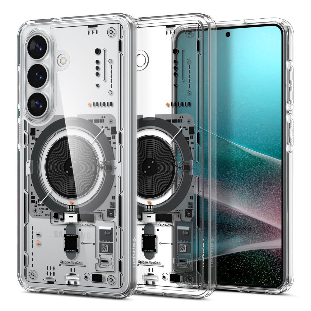 Carcasa Spigen Ultra Hybrid Mag MagSafe, Neo One, pentru Samsung Galaxy S26 Plus, hibrid TPU + policarbonat, colturi intarite
