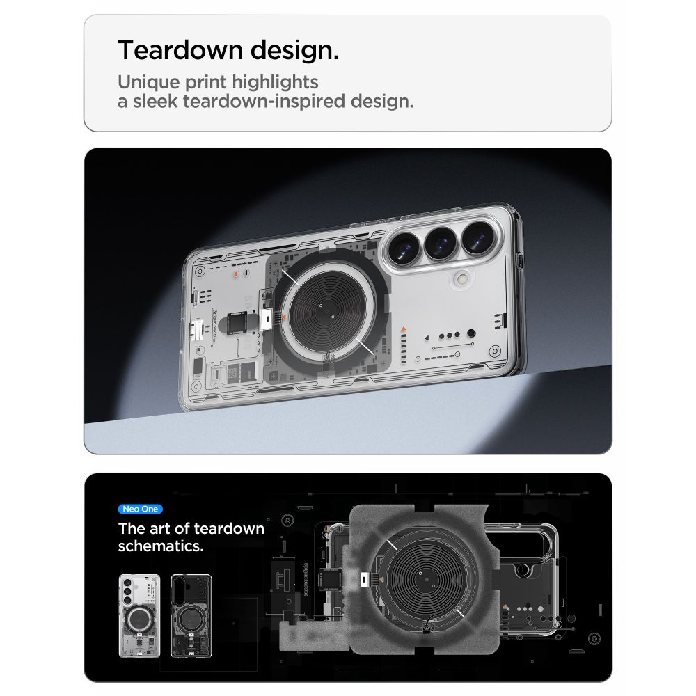Carcasa Spigen Ultra Hybrid Mag MagSafe, Neo One, pentru Samsung Galaxy S26 Plus, hibrid TPU + policarbonat, colturi intarite