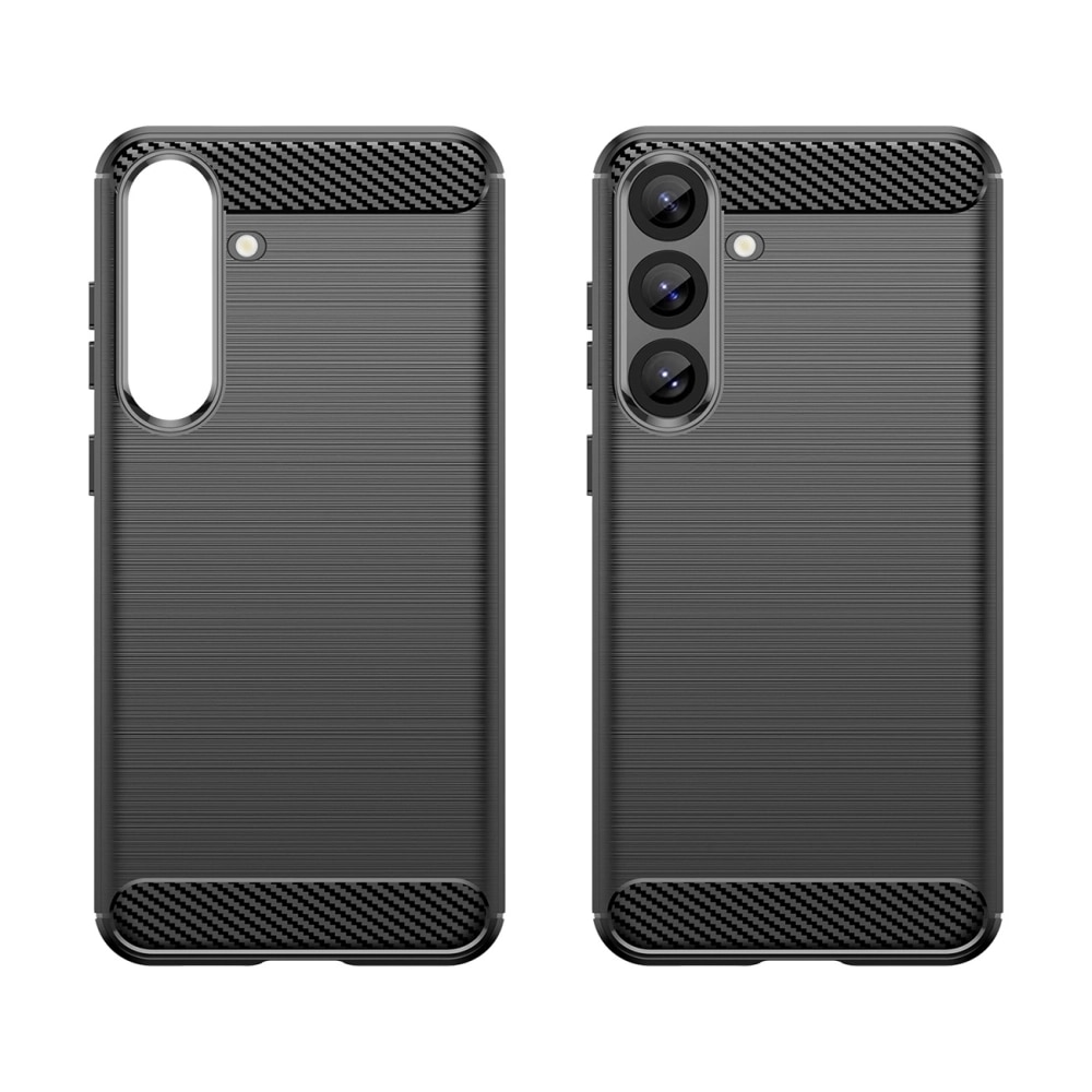 Carcasa Carbon Case compatibila cu Samsung Galaxy S26, Negru