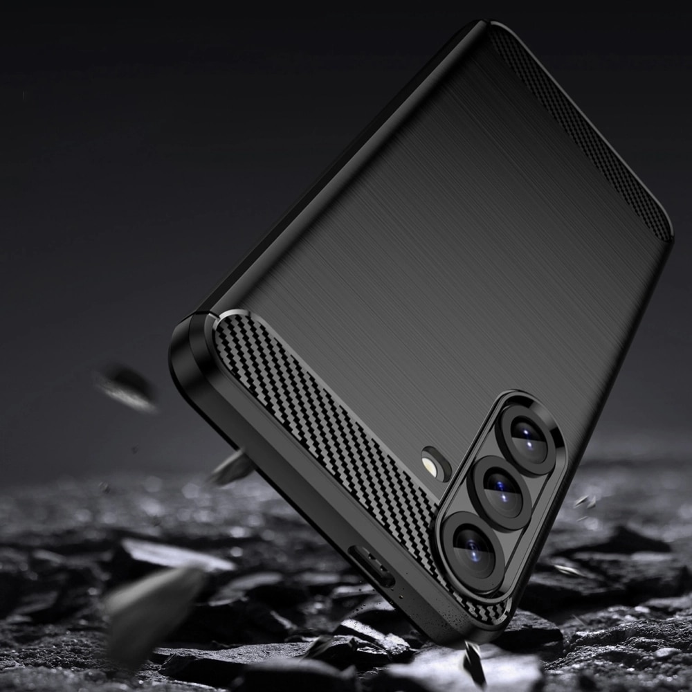 Carcasa Carbon Case compatibila cu Samsung Galaxy S26, Negru