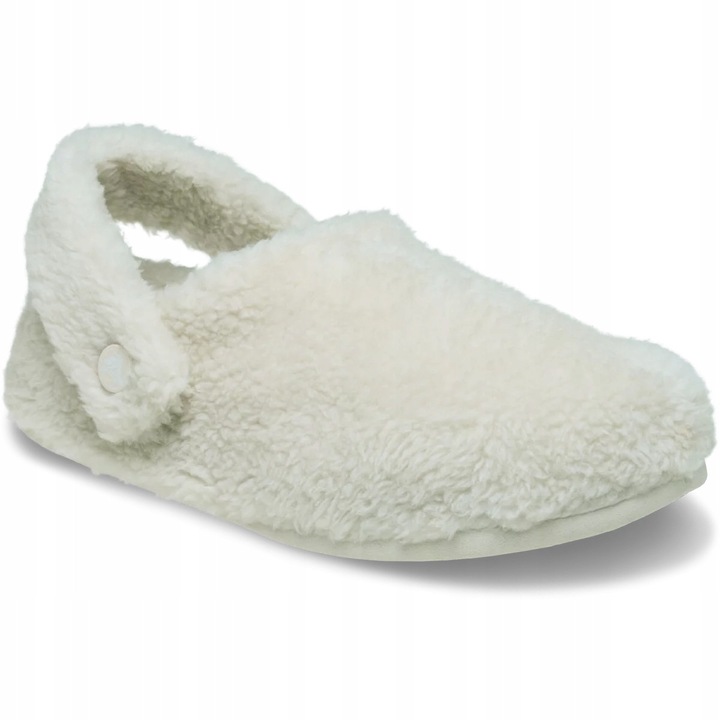 Crocs, barbati, papuci de casa, Classic Cozzy Slipper 209386, bej Stucco, marime EU 45-46