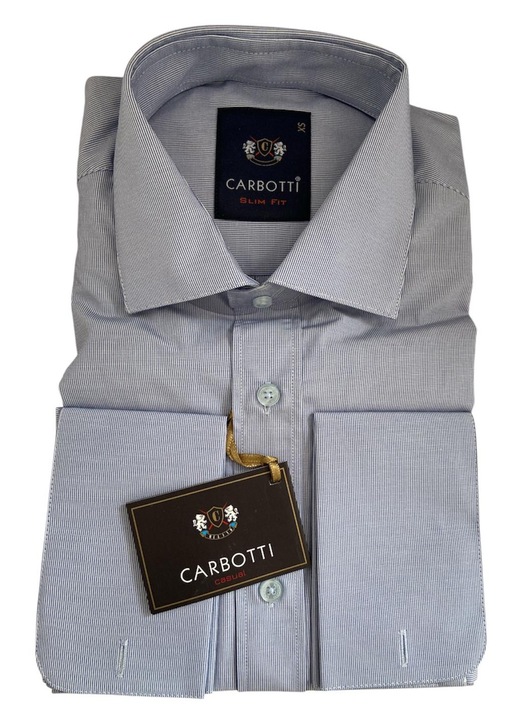 Camasa barbateasca cu maneca lunga, culoare albastru inchis, marime XS, material bumbac-poliester