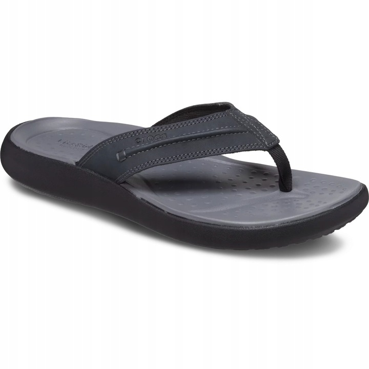 Crocs, barbati, papuci flip-flop, Yukon Vista II LR Flip 209332, negrudwqf, Negru