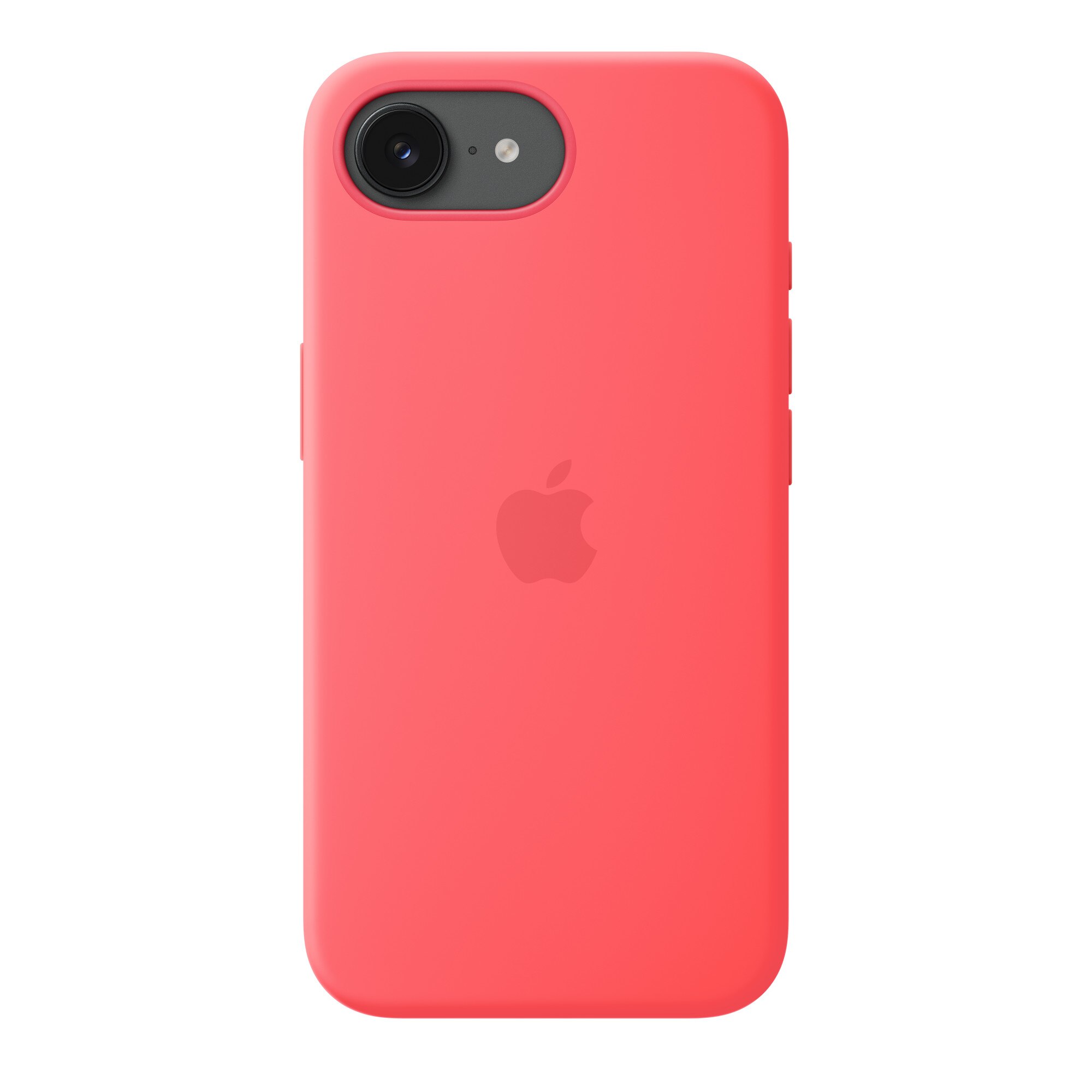 Husa de protectie Apple Silicone Case with MagSafe pentru iPhone 17e, Bright Guava