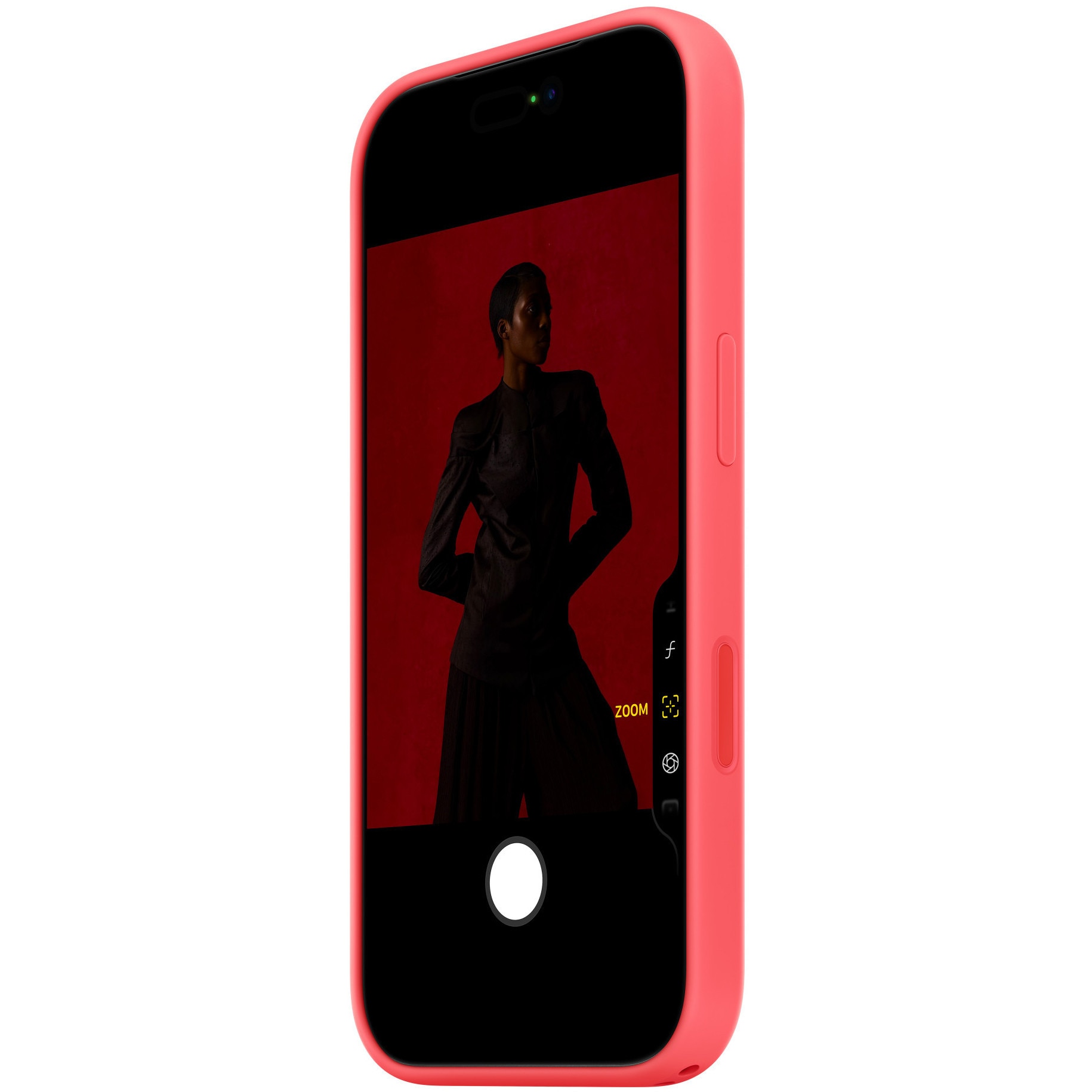 Husa de protectie Apple Silicone Case with MagSafe pentru iPhone 17 Pro, Bright Guava