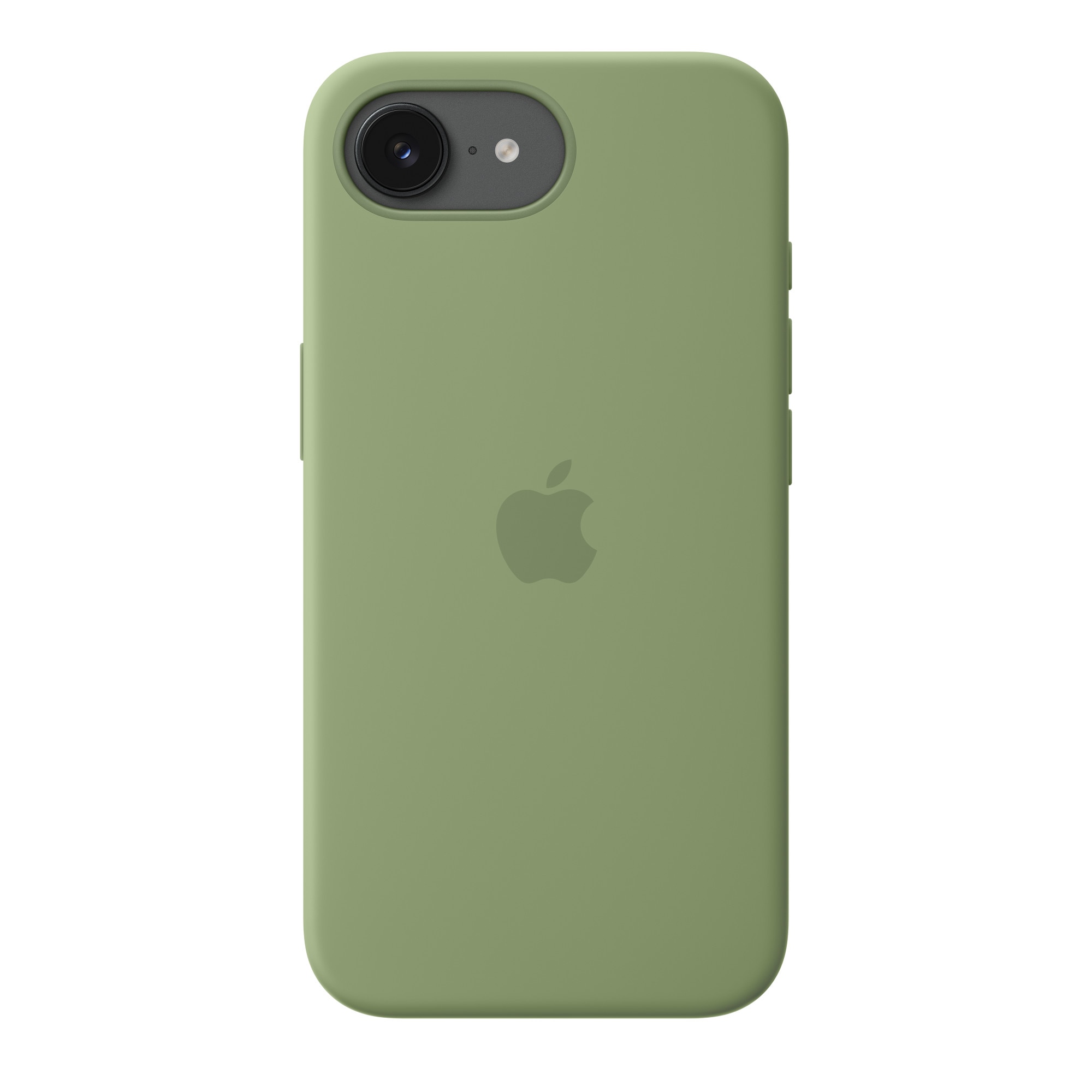 Husa de protectie Apple Silicone Case with MagSafe pentru iPhone 17e, Light Moss