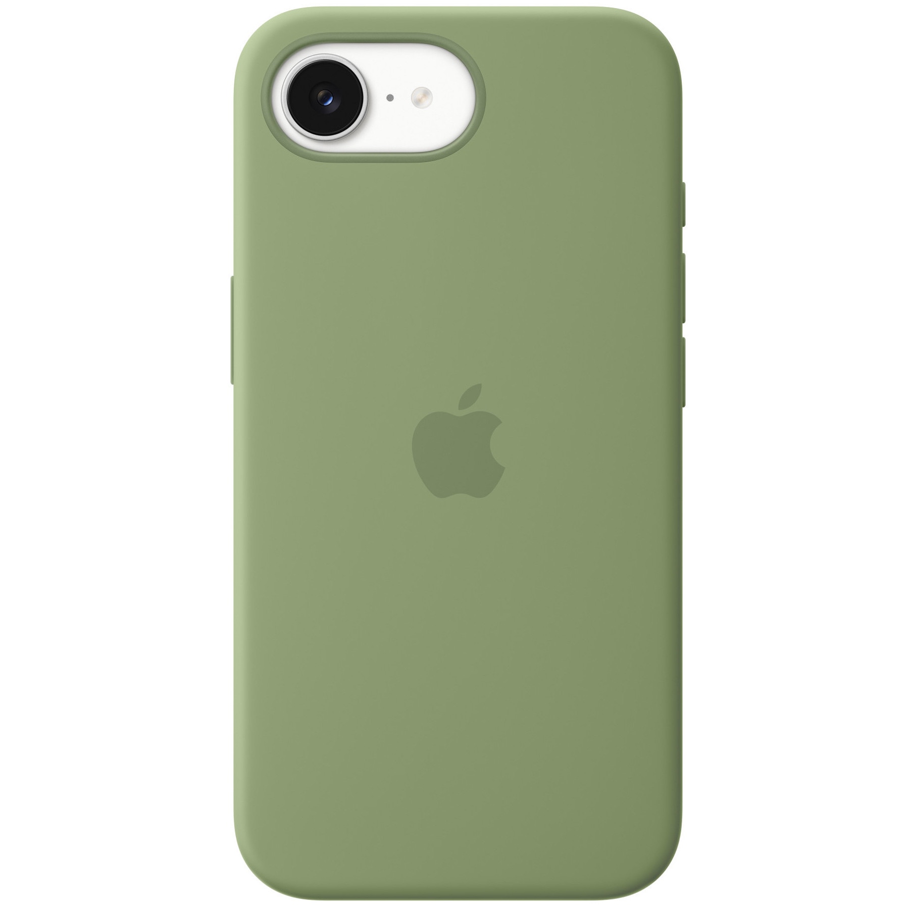 Husa de protectie Apple Silicone Case with MagSafe pentru iPhone 17e, Light Moss