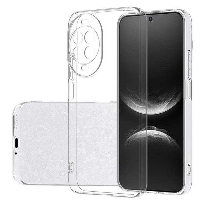 Husa TPU High Clear pentru Huawei nova 14 Pro, Diamond Design, Lightweight Bumper Case, Shock Absorption, Unique Long-lasting Anti-Yellowing Tech, Transparenta