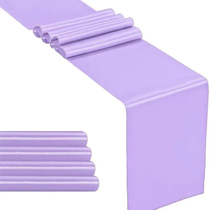 Szatén asztali szalvéta, 10 db-os készlet, elegáns design, többszínű, 30x45cm