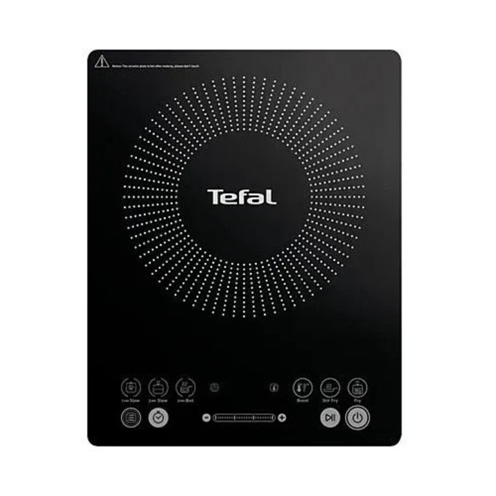 Индукционен котлон Tefal IH2108E1, 2100W, 1 зона за готвене, черен