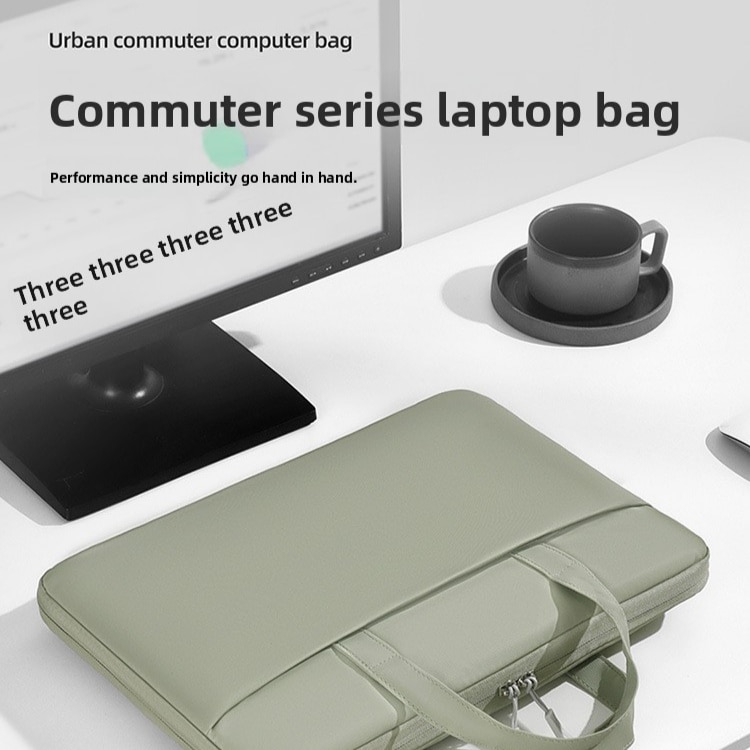 Geanta pentru laptop, Aiorber, 14 inch, design cu deschidere completa la 180°, 3 compartimente, rezistenta la stropire, maner de transport, rezistenta la abraziune, 37 x 37 x 26 cm, negru