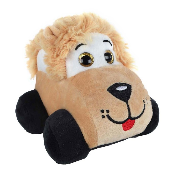 Animalut de plus tip masinuta Mini Club, Pentru copii, 15 cm, Leu