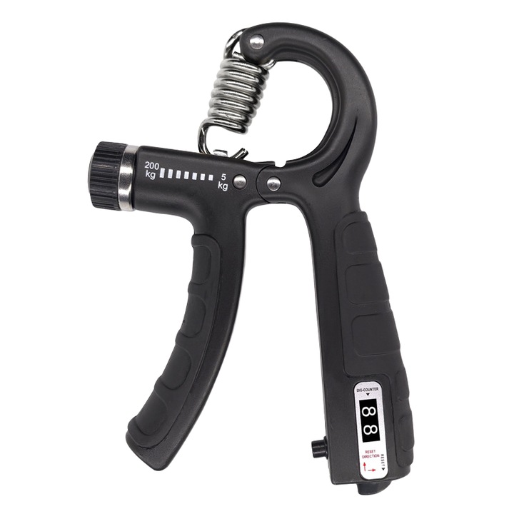 Extensor pentru forta, ajustabil, exercitii pentru incheieturi si degete, ergonomic, portabil, 30x10cm