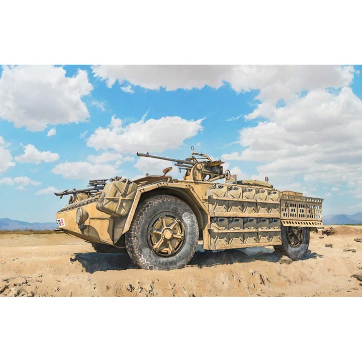 Italeri AS 42 Sahariana katonai jármű makett 1:72, mérete 7,8cm, többszínű