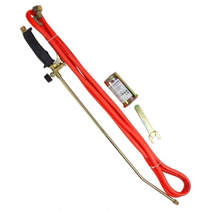 Професионална горелка за покриви, 85 см, маркуч 300 см, многоцветна