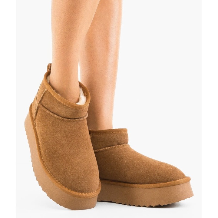 Ghete dama Adaluzia Camel, Bej