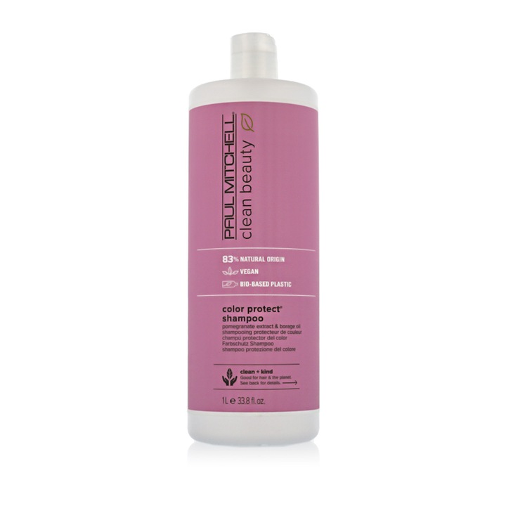 Шампоан Paul Mitchell Clean Beauty Color Protect 1000 мл, за боядисана коса, хидратация, унисекс