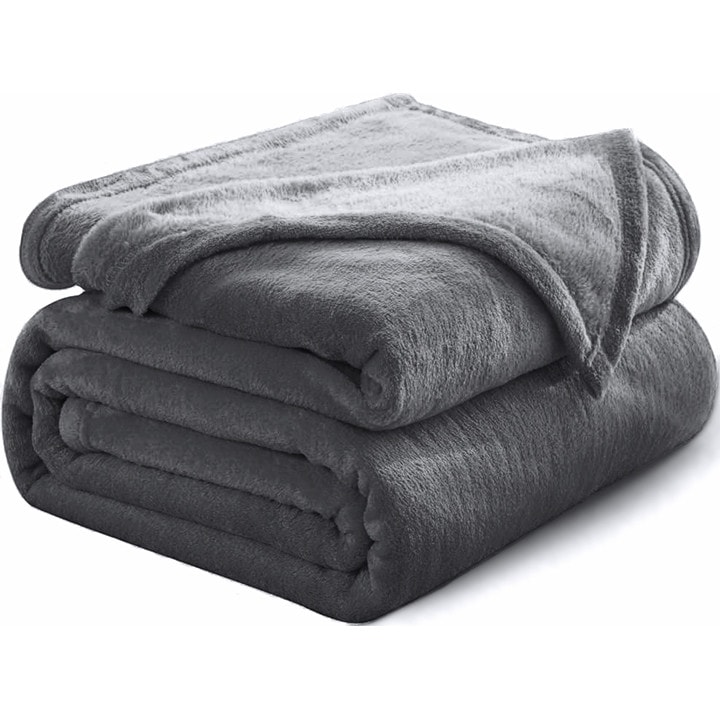 Puha Takaró 170x130 Bolyhos Pléd Ágyra Ffotelre Kanapéra Ajándék Szürke