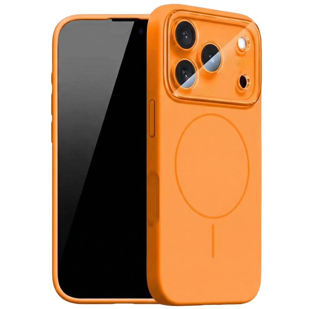 Husa pentru iPhone 16 Pro Max DaDen MagConverse, MagSafe, Incarcare Wireless, Protectie Camera, Design Slim Mat, Portocaliu
