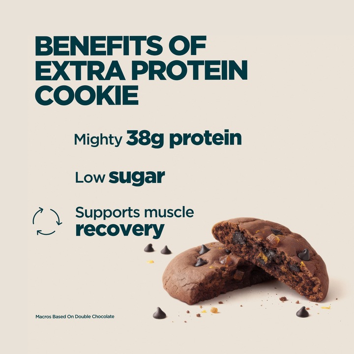 Biscuit proteic, Protein Extra Cookie 75g, Myprotein, -Double Choco75g