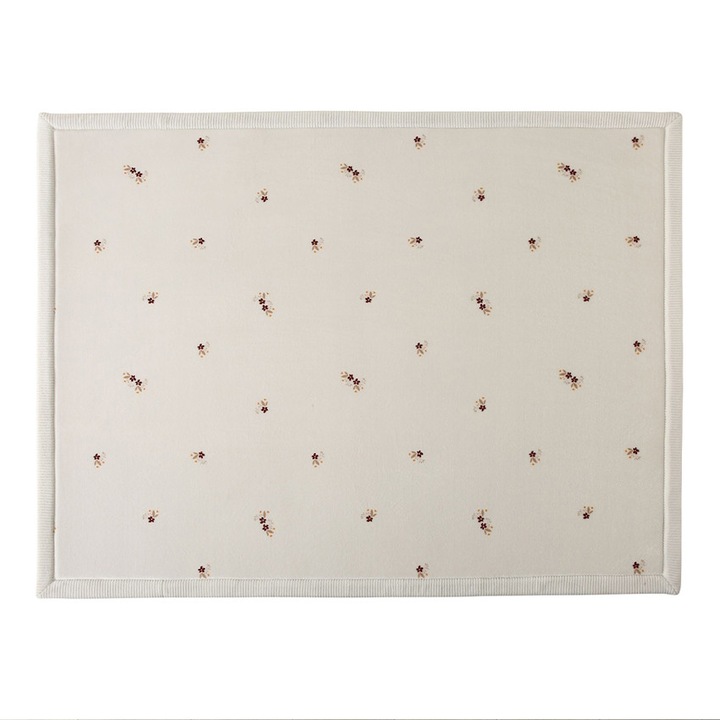 Covor de joaca pentru copii Hakuna Matte "Floral", Memory Foam si Catifea, 200 x 150 x 2.5 cm, Antiderapant, Hipoalergenic – Design cu Flori