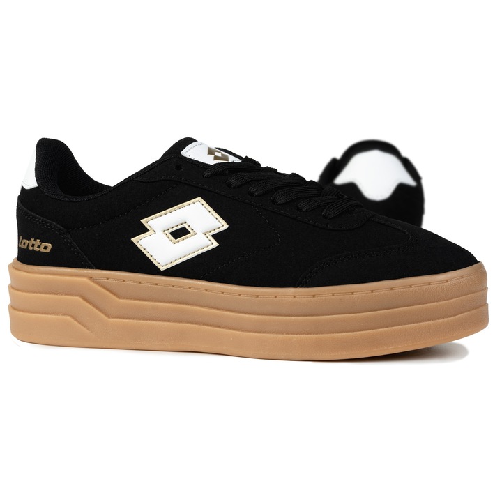 Tenisi Lotto STACKY, sintetic, Negru