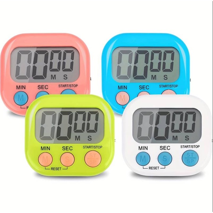 Ceas, Timer, pestru pescuit, cu alarma si magnet