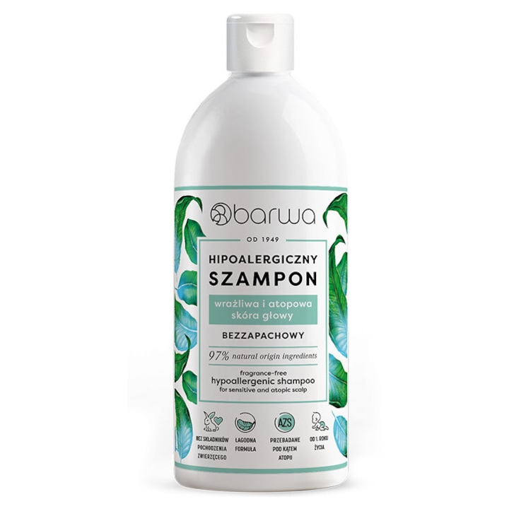 Sampon hipoalergenic inodor Barwa Cosmetics 400 ml