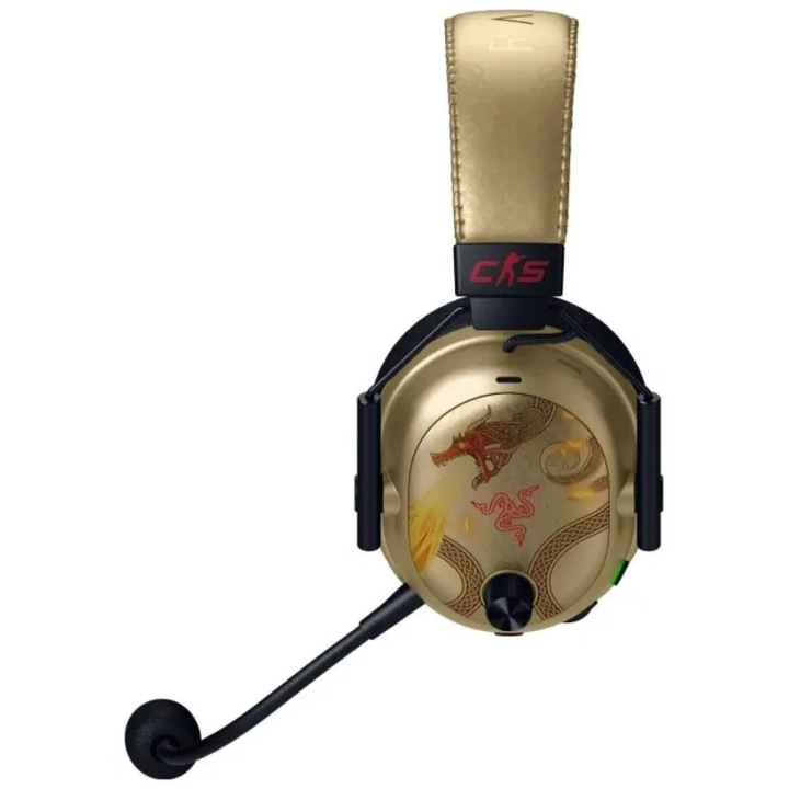 Casti Razer Blackshark V3 Pro - Counter-Strike 2 Ed Auriu - eMAG.ro