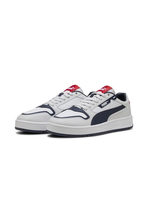 Pantofi sport bărbați Puma Court Classic Street, alb, mărime 43, design retro, brant SOFTFOAM+