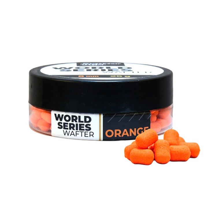 Стръв Benzar Mix World Series Wafter, 8мм, оранжева, 25гр