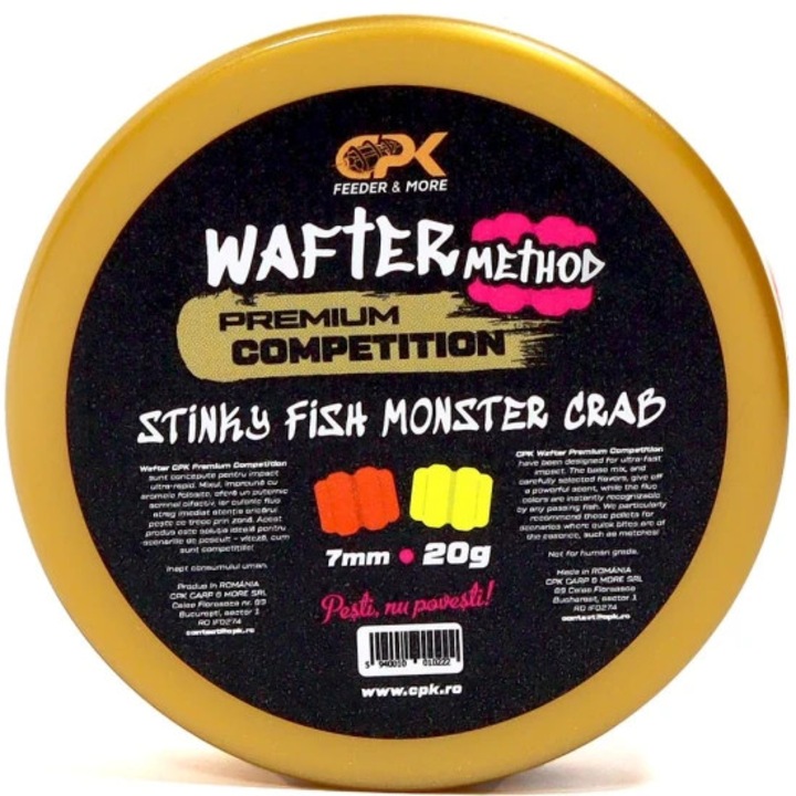CPK Wafter Competition Method Bicolor, Ponty Stinky Fish Monster Crab, 7mm, 20g
