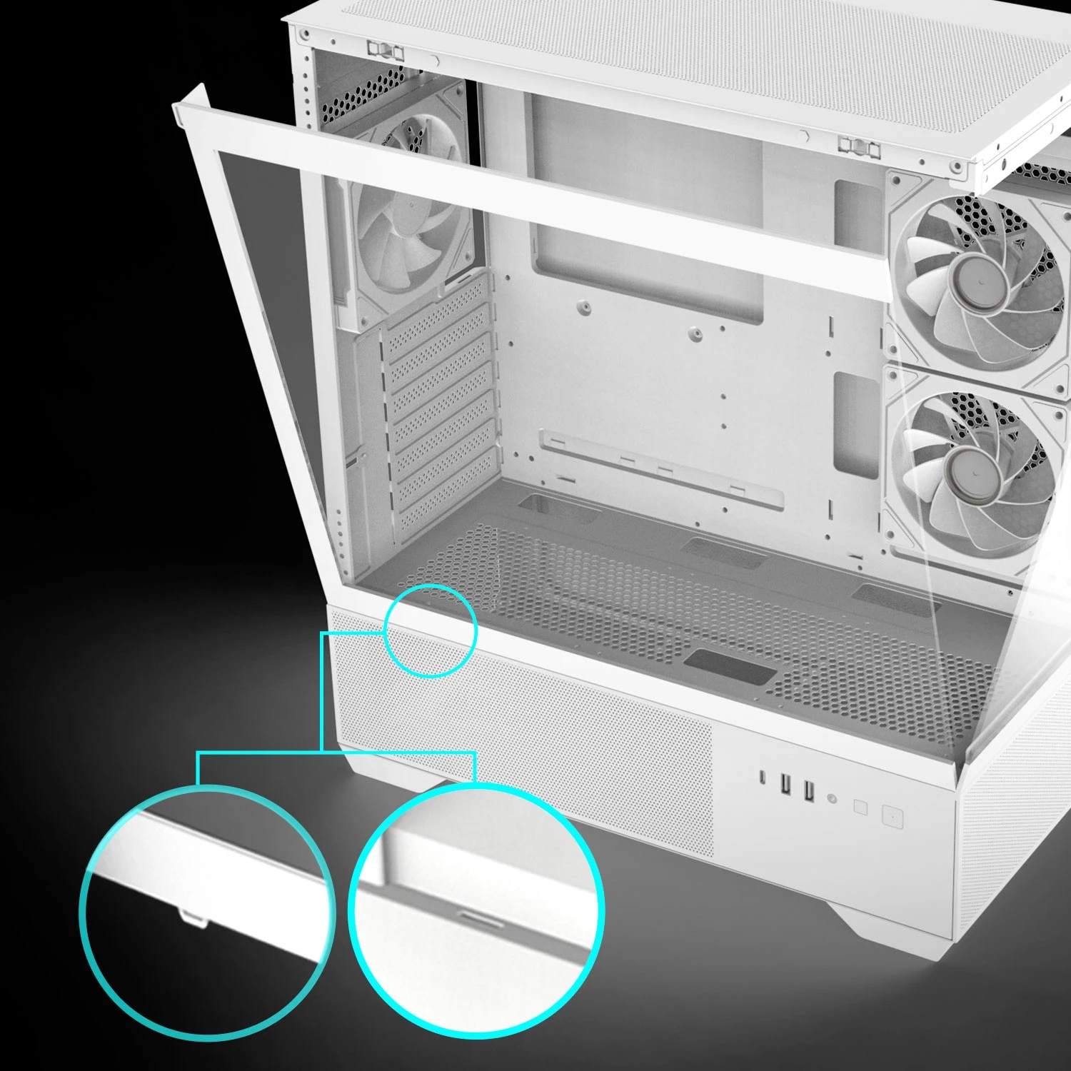 Компютърна кутия Zalman кутия Case ATX - Chronix WHITE V2 - 3 x 120 mm ...