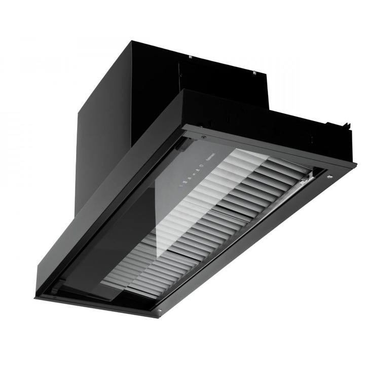 Вграден абсорбатор FALMEC VIRGOLA NO-DROP Comfort, L=75см, Мотор 800м³/ч, Патентована система против конденз No-Drop, Клас A, Динамично и димируемо LED осветление, Черен