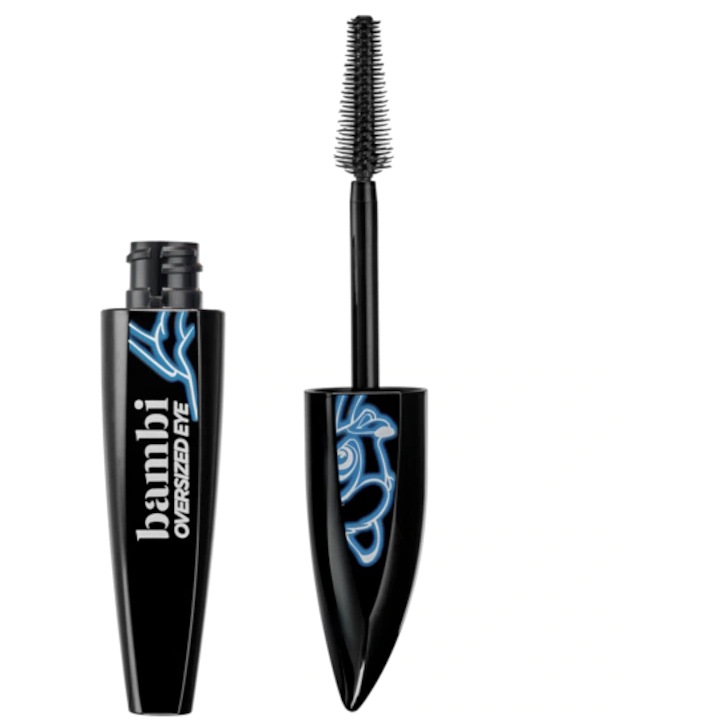 Mascara cu efect de gene false L'Oreal Paris Bambi Eye Oversized Black, 8.9 ml